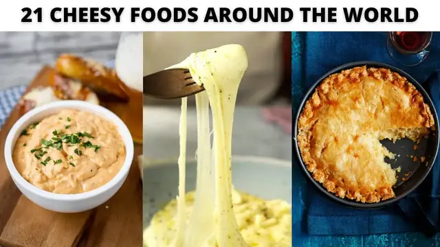 'Video thumbnail for 21 Cheesy Foods Around the World | Raclette, Obazda, Pierogi, Cheese Fries, Aligot and more'