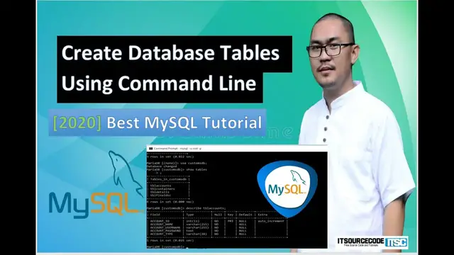Video thumbnail for How to Create Database Table Using Command Line | 2020