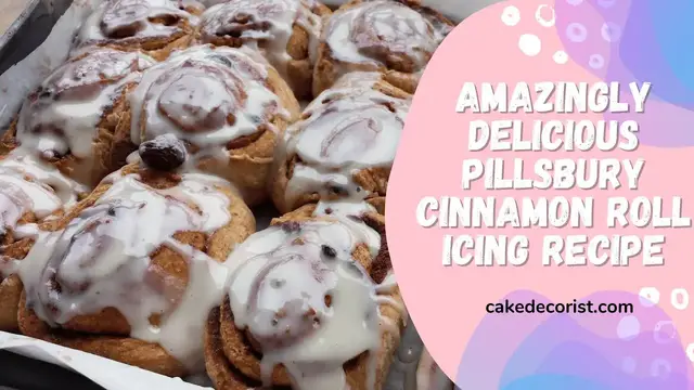 Video thumbnail for Amazingly Delicious Pillsbury Cinnamon Roll Icing Recipe
