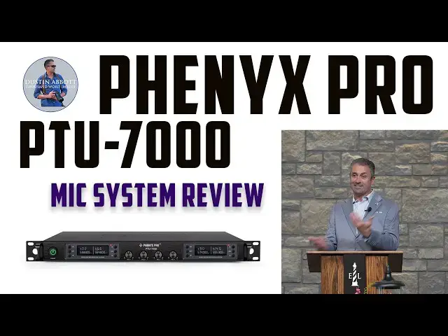 Video thumbnail for Phenyx Pro PTU-7000 Wireless Microphone System Review