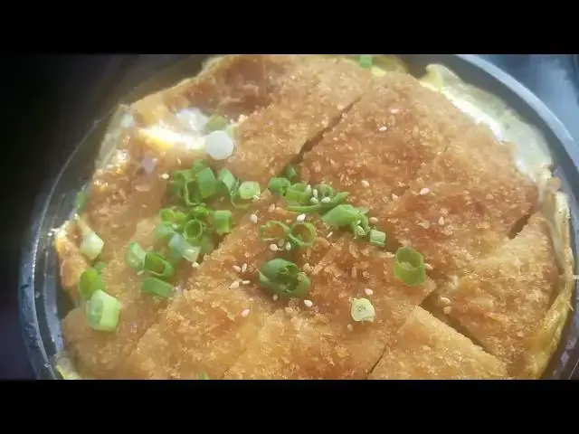 Video thumbnail for Katsudon Japanese food review