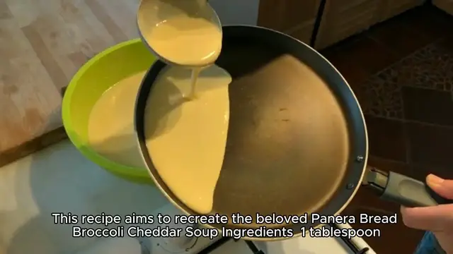 Video thumbnail for panera broccoli cheese soup recipe