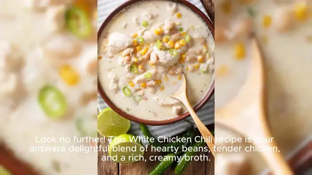 Video thumbnail for Flavorful White Chicken Chili ...