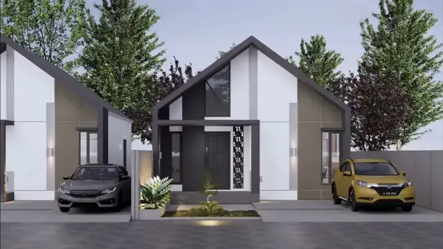 Video thumbnail for Minimalist House Design 1 Floor Modern Scandinavian Model 9x21 | Type 60m2