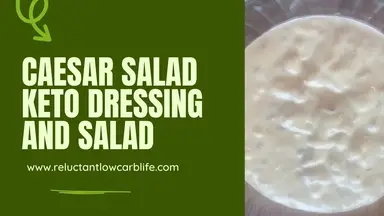 'Video thumbnail for Caesar Salad Keto Dressing And Salad'
