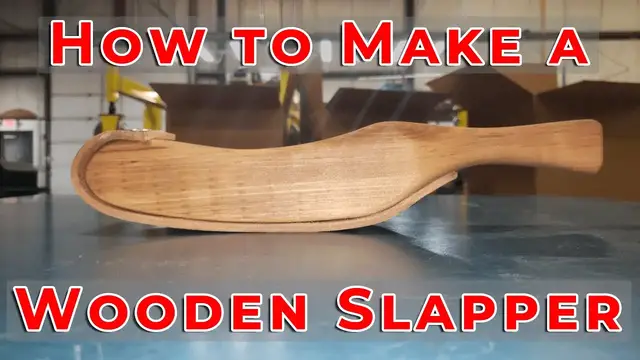 Video thumbnail for How to make a wooden slapper