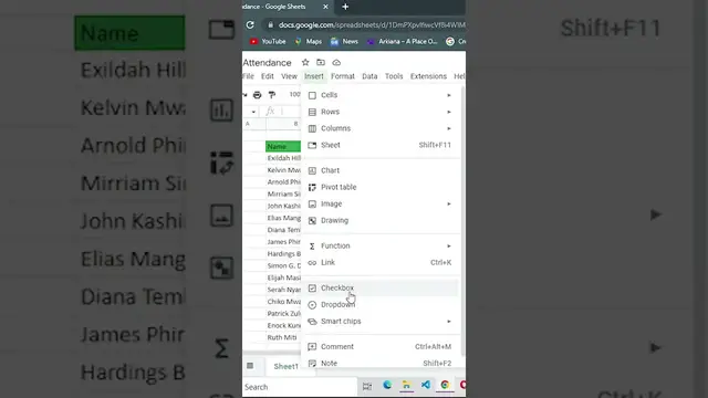 'Video thumbnail for Checkboxes in Google Sheets'