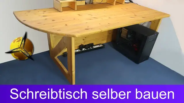 Video thumbnail for Einfachen PC Schreibtisch selber bauen