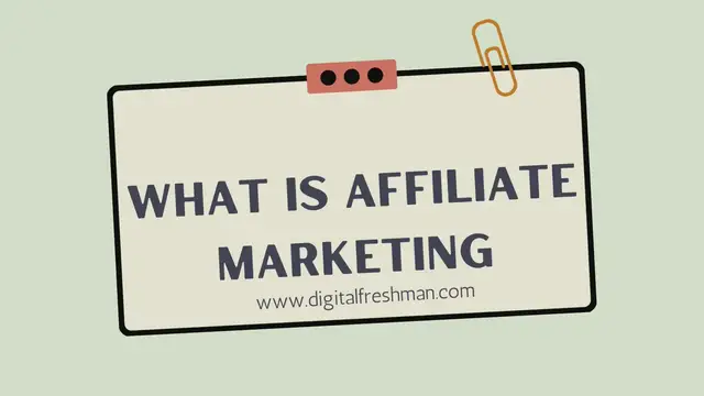 Video thumbnail for What Is Affiliate Marketing