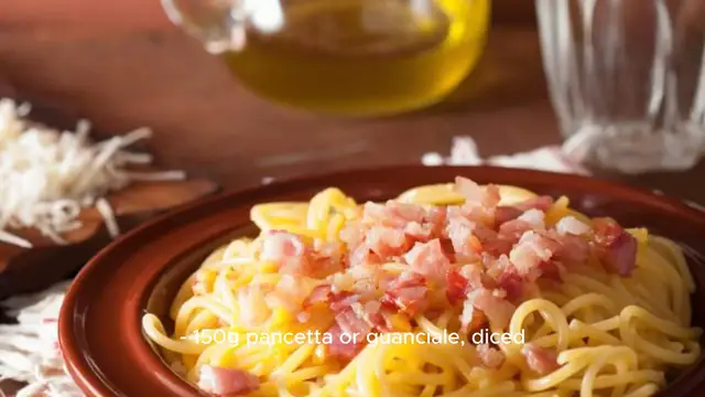 Video thumbnail for carbonara recipe