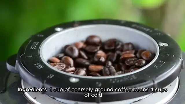 Video thumbnail for Cold brew coffee recipe