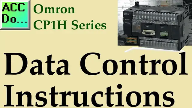 Video thumbnail for Omron CP1H PLC Data Control Instructions