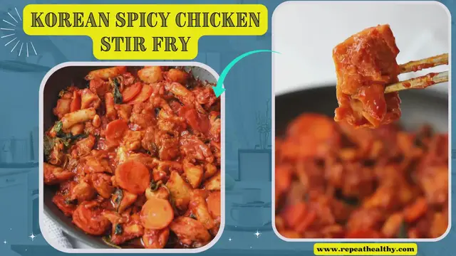 Video thumbnail for Korean Spicy Chicken Stir Fry