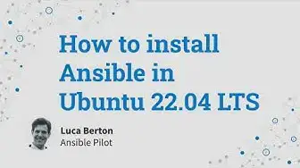 Video thumbnail for How to install Ansible in Ubuntu 22 04 LTS Jammy Jellyfish — Ansible Install