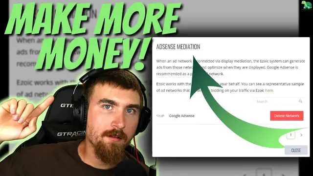 'Video thumbnail for Ezoic Mediation Complete Guide | Make WAY More Money in MINUTES!'