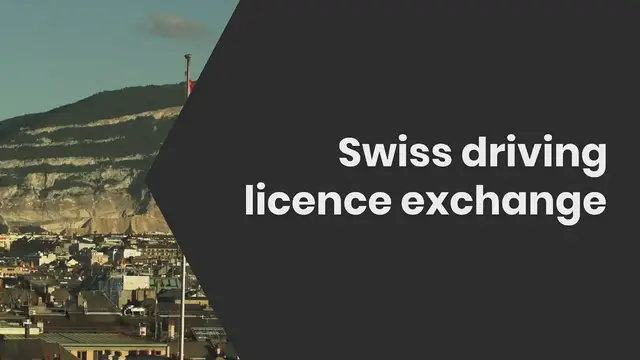Video thumbnail for Swiss driving licence exchange