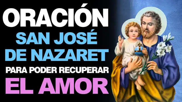 Video thumbnail for 🙏 Oración Eficaz a San José PARA RECUPERAR EL AMOR ¡HAZ QUE VUELVA A MÍ! 💖