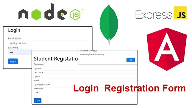 Video thumbnail for Login Registration Form Using Node js Angular, Express js,MongoDB