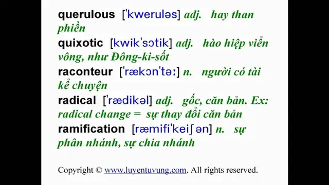 Video thumbnail for Essential Words for the TOEFL - Lesson 18