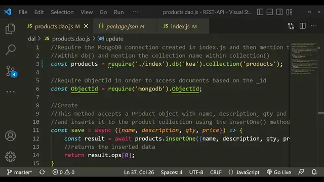 Video thumbnail for Build a Koa.js Router CRUD REST API in MongoDB Database in Javascript Full Project For Beginners