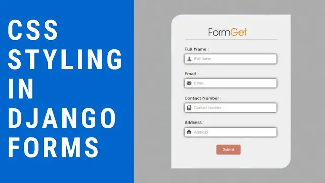 Video thumbnail for How Style the Forms Created by Model Forms in Django