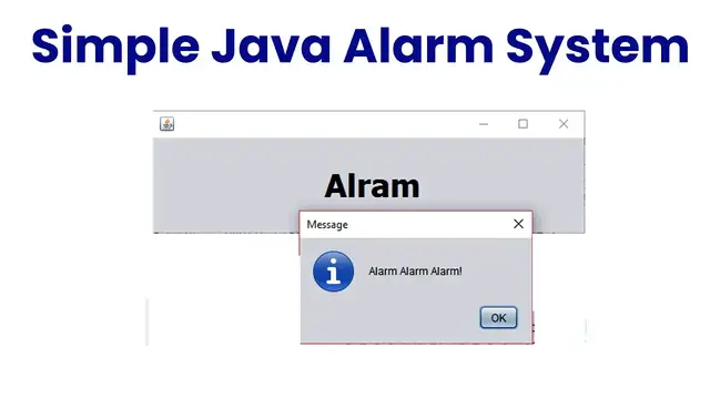 Video thumbnail for Simple Java Alarm System