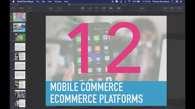 Video thumbnail for Mobile Commerce in the Fashion Industry