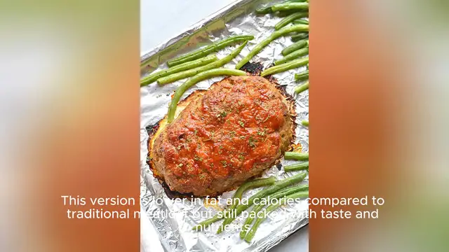 Video thumbnail for healthy turkey meatloaf recipe