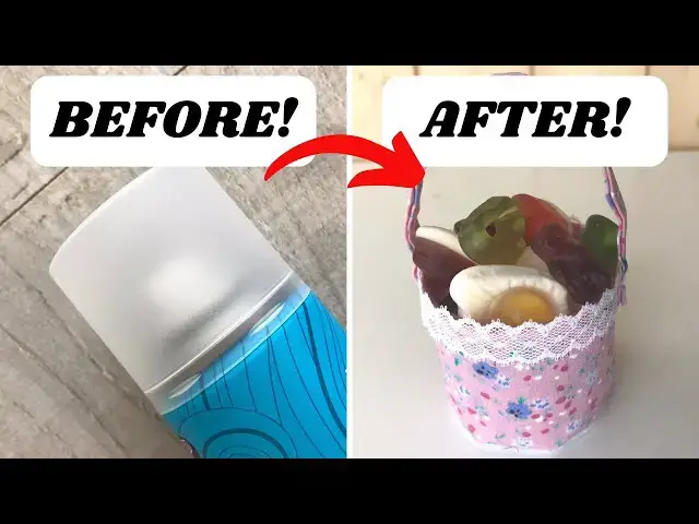 'Video thumbnail for Easy Upcycling Idea: Make a Small Basket Using an Aerosol Lid'