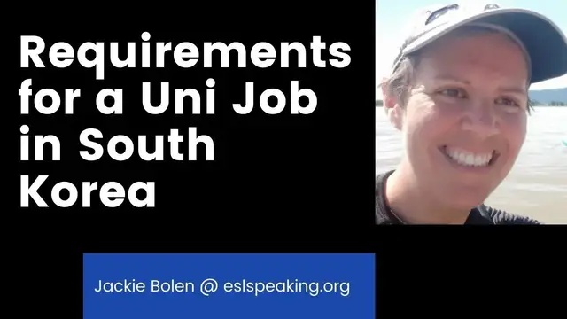 Video thumbnail for Basic Requirements to Get a University Job in South Korea | Uni Jobs Korea Requirements