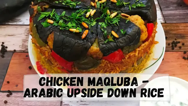 Video thumbnail for Chicken Maqluba - Arabic Upside Down Rice Recipe | Happy Tummy Recipes