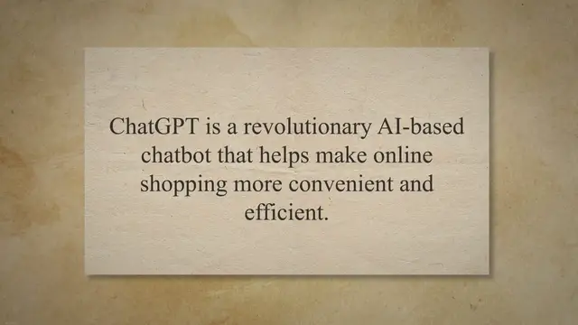 Video thumbnail for Unlock the Benefits of ChatGPT for Shopping