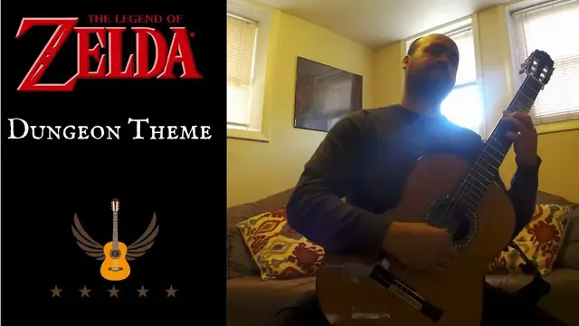 'Video thumbnail for Dungeon Theme Guitar | Zelda Guitar Cover (Tabs)'