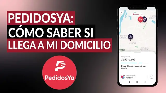 Video thumbnail for PEDIDOSYA: ¿Cómo saber si llega a mi domicilio? - Seguimiento pedido