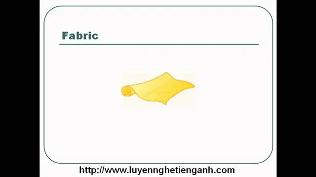 Video thumbnail for Learn English Vocabulary Through Pictures - Topic - Clothing Lesson 02