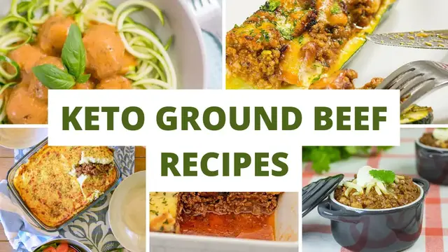 Video thumbnail for keto ground beef recipes