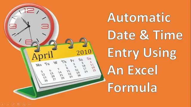 Video thumbnail for Create A Timestamp In Excel With A Formula