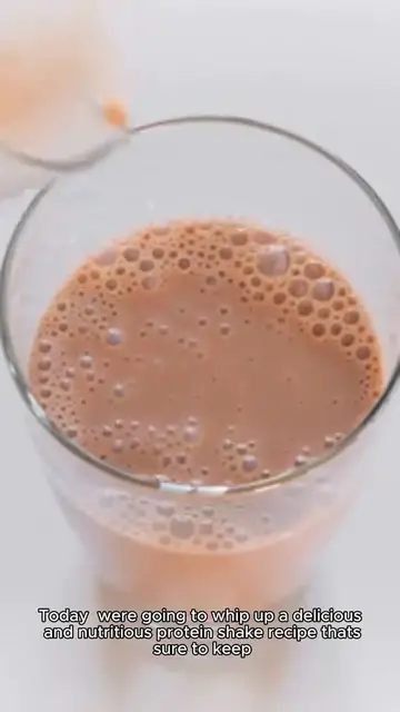 Video thumbnail for protein shake recipe