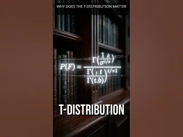Video thumbnail for t distribution (student t test) #biostatistics #shorts