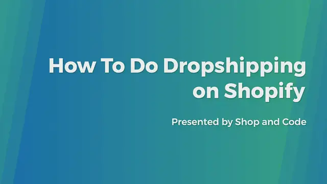 Video thumbnail for How to do Dropshipping on Shopify