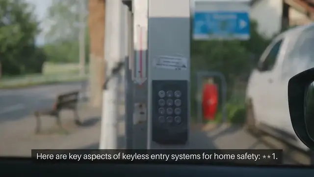 Video thumbnail for Keyless Entry Systems for Home Safety