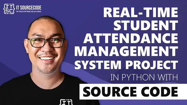 Video thumbnail for Real Time Student Attendance Management System Project In Python With Source Code