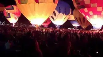 Video thumbnail for Balloon lightings at the Colorado Springs Balloon Festival