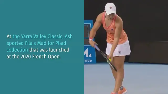 Video thumbnail for Ashleigh Barty's 2021 Fila tennis outfits