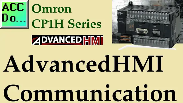 Video thumbnail for Omron CP1H PLC AdvancedHMI Communication