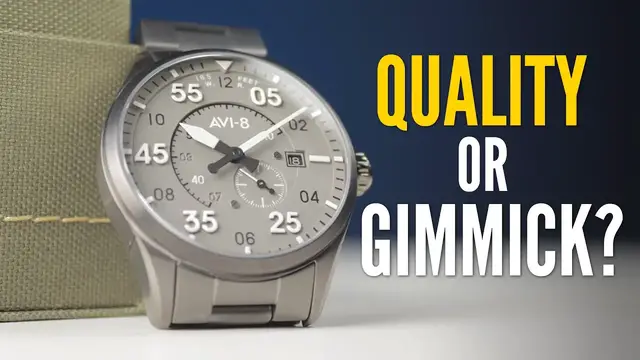 Video thumbnail for A Fighter Aircraft On Your Wrist! - Avi-8 Spitfire Type 300 Automatic Review