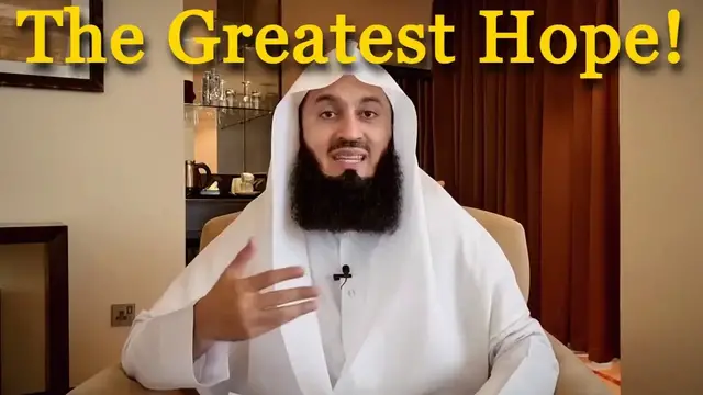 Video thumbnail for Mufti Ismail Menk's Inspiring Speech on Finding Our Greatest Hope || Alim e Islam