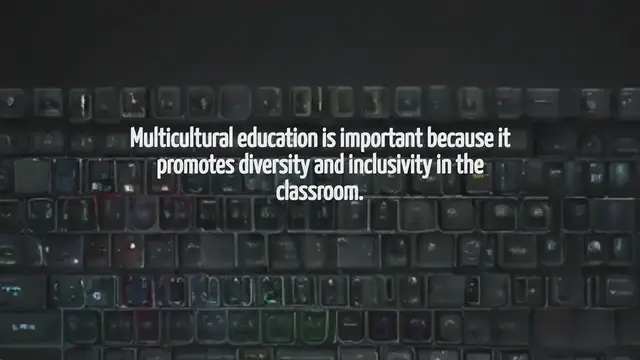 Video thumbnail for Why Is Multicultural Education Important