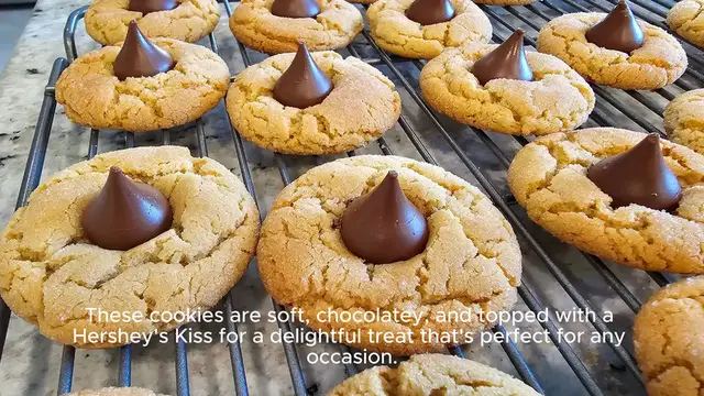 Video thumbnail for hershey kisses cookies recipe