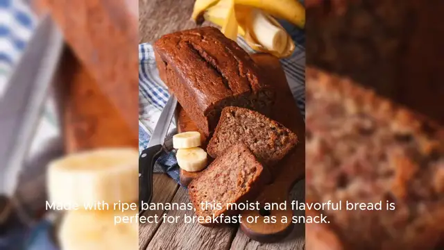 Video thumbnail for banana bread recipe